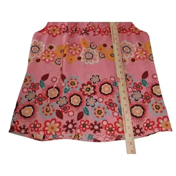 7th Avenue Design Studio New York & Co V-Neck Top Women's Size Large Front Tie - Picture 7 of 12